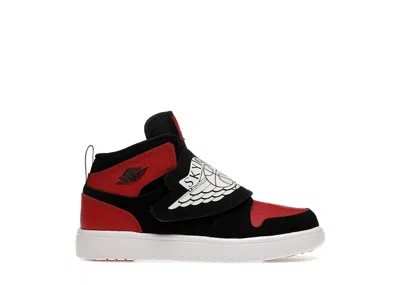 Pre-owned Jordan Sky  1 Bred Sneakers In Black/white/gym Red In Multi
