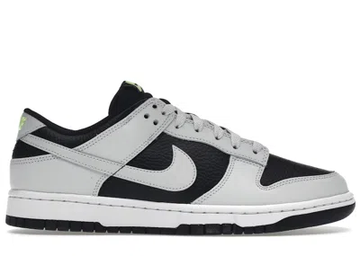 Pre-owned Nike Dunk Low Grey Panda Sneakers In Black/volt/white