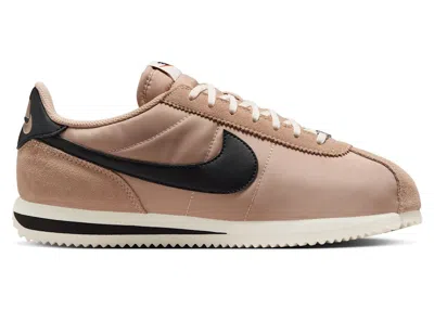 Pre-owned Nike Cortez (women's) Sneakers In Desert/black/sail In Multi