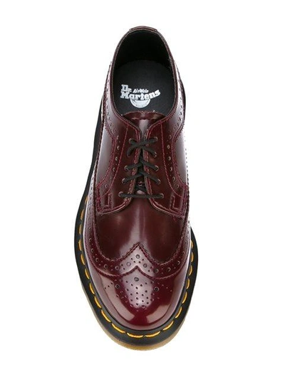Shop Dr. Martens' Ridged Sole Brogues In Pink