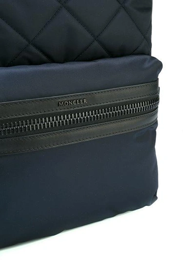 Moncler Men's Quilted Nylon Backpack In Dark Green | ModeSens