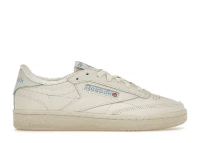 Pre-owned Reebok Club C 85 (women's) Sneakers In Chalk/alabaster/sky Blue