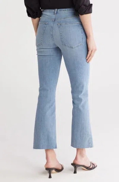 Frame Raw Crop Mini Bootcut Jeans