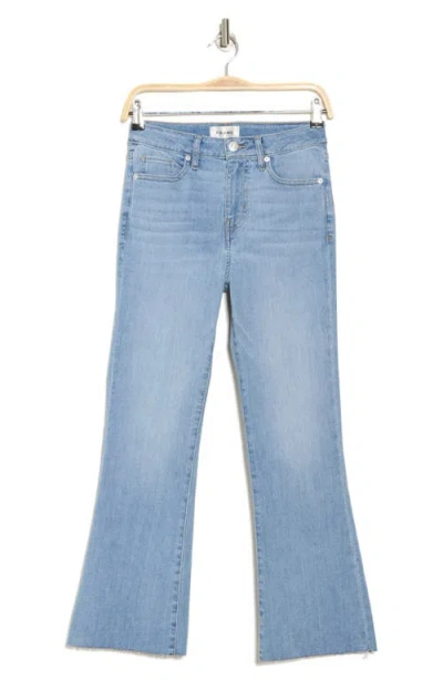 Frame Raw Crop Mini Bootcut Jeans