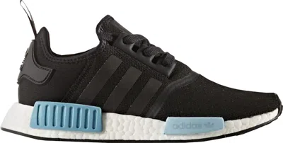 Pre-owned Adidas Originals Nmd R1 (women's) Sneakers In Core Black/icey Blue/footwear White