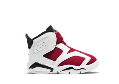 Pre-owned Jordan 6 Retro Little Flex (2021) Sneakers In White/carmine/black