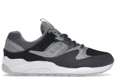 Pre-owned Saucony Men's  Grid 9000 End Sneakers In White Noise/bleached Aqua