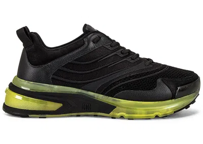 Pre-owned Givenchy Men's  Giv 1 Sneakers In Black/yellow In Multi