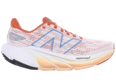 Pre-owned New Balance Fresh Foam X Balos V1 (women's) Sneakers In White/infield Clay/blue Oasis