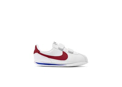 Pre-owned Nike Cortez Basic Sl Varsity Red Sneakers In White/varsity Royal/black