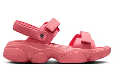 Pre-owned Jordan Deja Sandal (women's) Sneakers In Pink Salt/metallic Silver In Multi