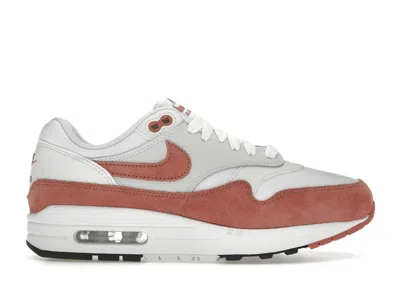 Pre-owned Nike Air Max 1 '87 (women's) Sneakers In Summit In White/canyon Pink/summit White