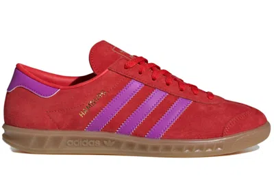 Pre-owned Adidas Originals Hamburg (women's) Sneakers In Red/purple Burst/gum In Multi