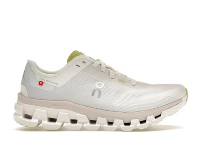 Pre-owned On Running Cloudflow 4 (women's) Sneakers In White/sand