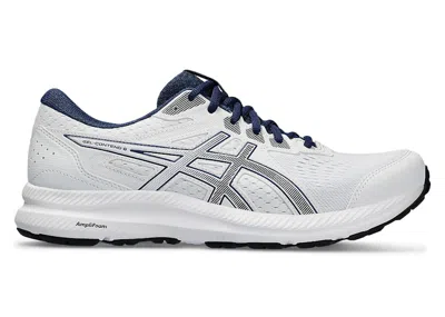 Pre-owned Asics Men's  Gelcontend 8 Sneakers In White/blue Expanse