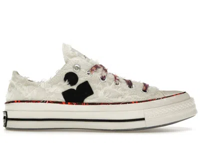 Pre-owned Converse Men's  Chuck 70 Low Isabel Marant Sneakers In Vanilla White/black/red In Multi