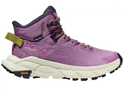 Pre-owned Hoka Trail Code Goretex (women's) Sneakers In Amethyst/celadon Tint In Multi