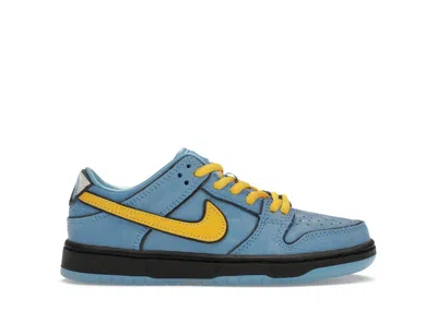 Pre-owned Nike Sb Dunk Low The Powerpuff Girls Bubbles Sneakers In Blue Chill/deep Royal Blue/active Pink In Multi