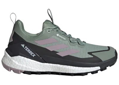 Pre-owned Adidas Originals Terrex Free Hiker 2.0 Low Goretex (women's) Sneakers In Silver Green/preloved Fig/carbon In Multi