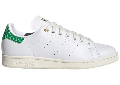 Pre-owned Adidas Originals Stan Smith (women's) Sneakers In Cloud White/green/legacy Indigo In Multi