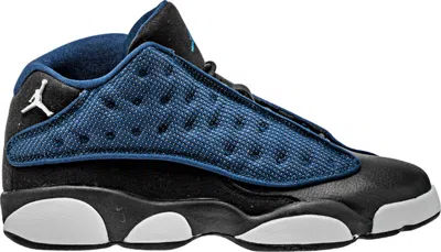 Pre-owned Jordan 13 Retro Low Sneakers In Brave Blue/metallic Silver/black In Multi