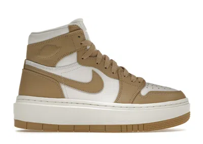 Pre-owned Jordan 1 Elevate High (women's) Sneakers In White/desert/sail