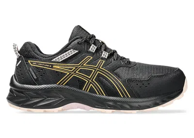 Pre-owned Asics Gelventure 9 Waterproof (women's) Sneakers In Black/stadium Orange In Multi