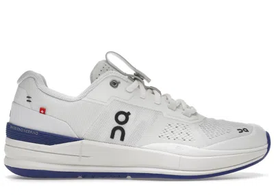 Pre-owned On Men's  The Roger Pro Sneakers In White/indigo In Multi