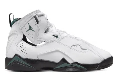 Pre-owned Jordan True Flight Sneakers In White/oxidized Green/black