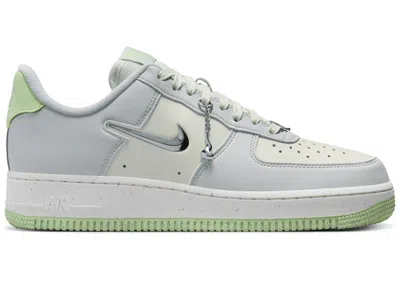 Pre-owned Nike Air Force 1 Low '07 Se Next Nature Vapor Green Liquid Metal (women's) Sneakers In Sea Glass/light Si
