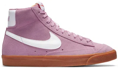 Pre-owned Nike Blazer Mid 77 Gum (women's) Sneakers In Pink/white/gum Medium Brown In Multi