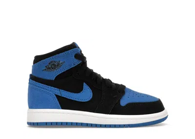 Pre-owned Jordan 1 Retro High Og Royal Reimagined Sneakers In Black/royal Blue/white In Multi