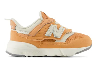 Pre-owned New Balance 997r Hook And Loop Sneakers In Copper/linen