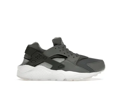 Pre-owned Nike Huarache Run Sneakers In Grey/silver/white