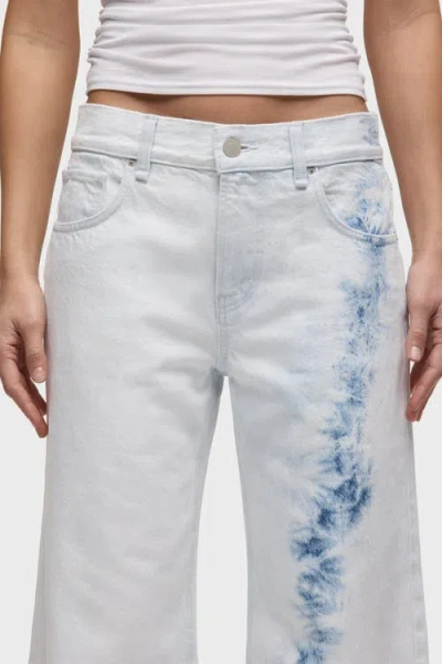 Hudson Rylee Low-rise Loose Pant In Bleached Cloud