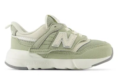 Pre-owned New Balance 997r Hook And Loop Sneakers In Olivine/linen