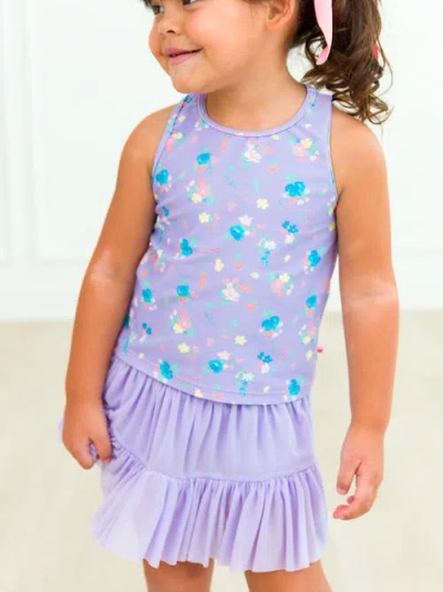 Rufflebutts Girls Upf50+ Active Tulle Skort