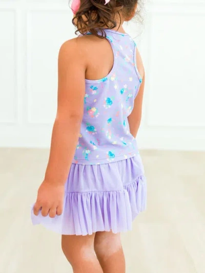 Rufflebutts Girls Upf50+ Active Tulle Skort