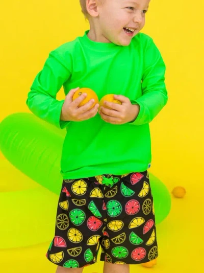 Ruggedbutts Toddler Boys Upf50+ Swim Trunks