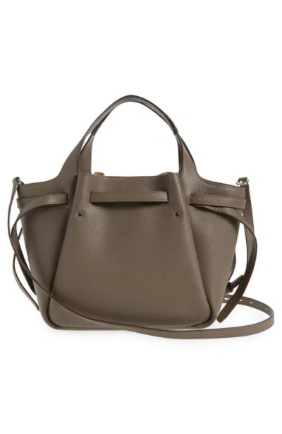 Tory Burch Small Romy Leather Crossbody Bag In Brown