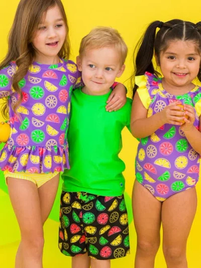 Ruggedbutts Toddler Boys Upf50+ Swim Trunks