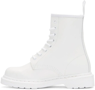 Shop Dr. Martens' White 1460 Mono Boots