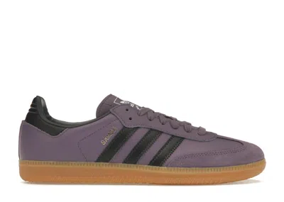 Pre-owned Adidas Originals Samba (women's) Sneakers In Shadow Violet/carbon/chalk White In Multi