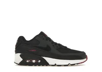 Pre-owned Nike Air Max 90 Ltr Sneakers In Anthracite/team Red/summit White