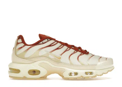 Pre-owned Nike Air Max Plus (women's) Sneakers In Sail/team Red