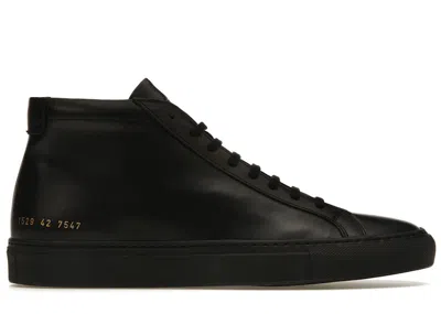 Pre-owned Common Projects Men's  Original Achilles High Sneakers In Black