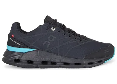 Pre-owned On Men's  Running Cloudnova Z5 Sneakers In Black/cyan