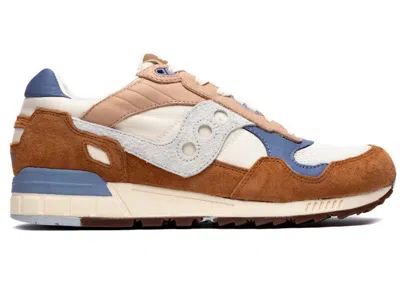 Pre-owned Saucony Men's  Shadow 5000 Sneakers In Light Beige/rust