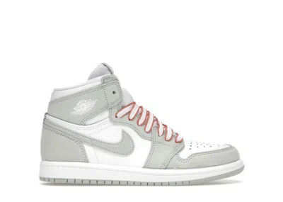 Pre-owned Jordan 1 Retro High Og Sneakers In Seafoam/healing Orange/white