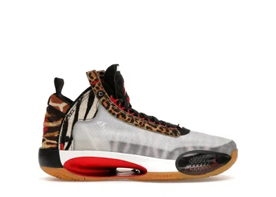 Pre-owned Jordan Xxxiv Jayson Tatum Welcome To The Zoo Sneakers In Color/black In Multi